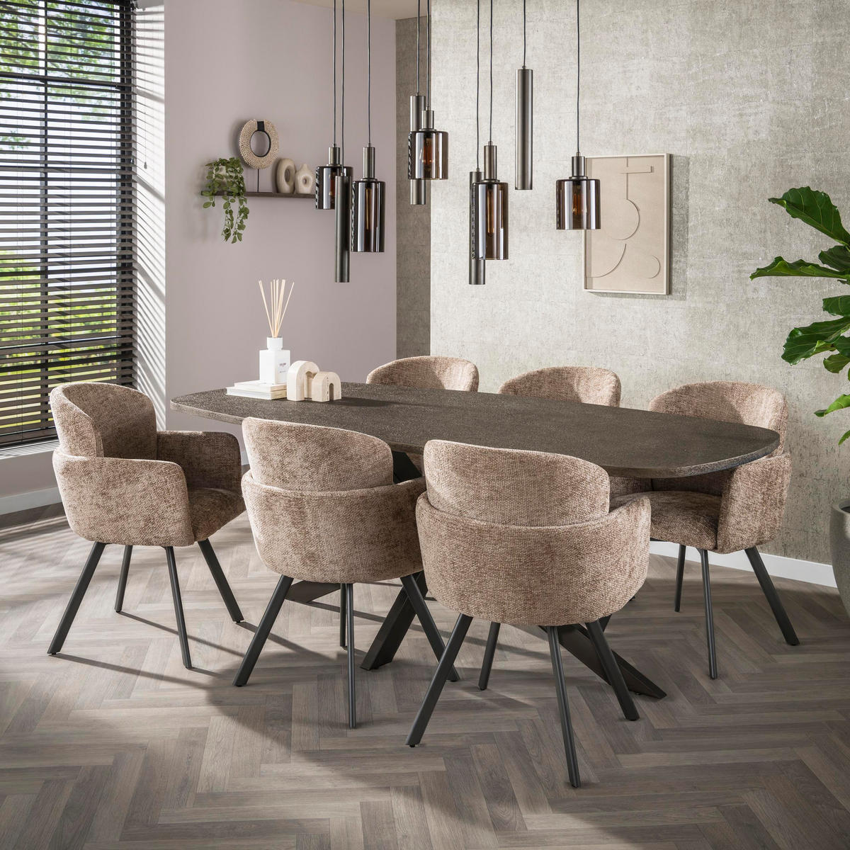ESSZIMMERTISCH Braun 105/215/77 cm - Braun, Holz (105/215/77cm) - Hoyz Collection