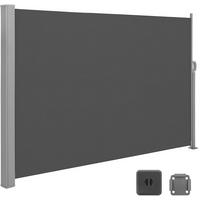 SEITENMARKISE - Grau, Textil (180/10/450cm) - Hansiro