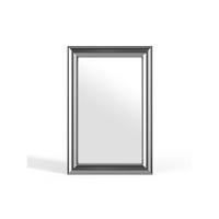 WANDSPIEGEL - 80 cm x 4 cm - Metall - Silberfarben - BORAYA - Silberfarben, Metall (80/120/4cm) - Vente-Unique