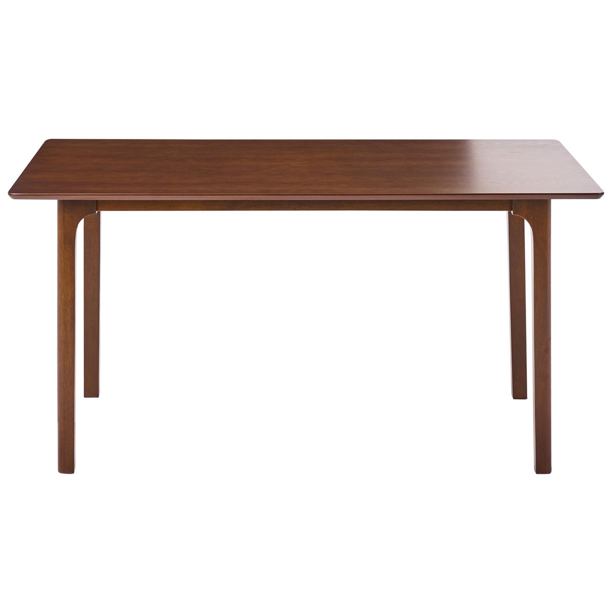 JÍDELNÍ STŮL Tmavý Jasan 160/90 cm Delmas - tmavě hnědá, kompozitní dřevo (160/90/77cm) - Beliani