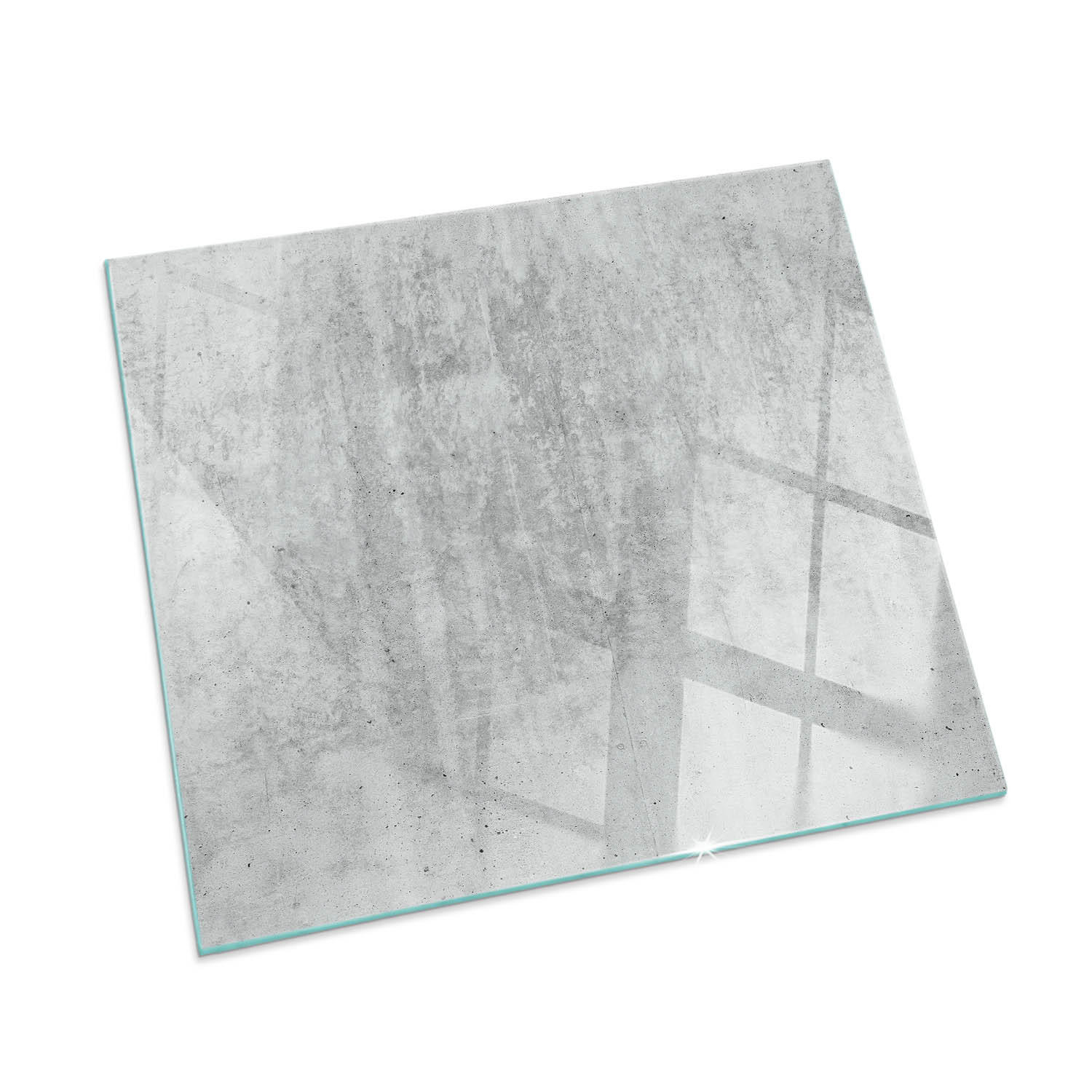 ArtPrintCave Glasplatte Grau 60x60x0.4 cm