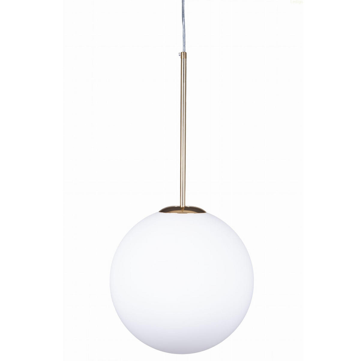 PENDELLEUCHTE Paris - Goldfarben/Weiß, Glas/Metall (30/30/118cm) - kiki design