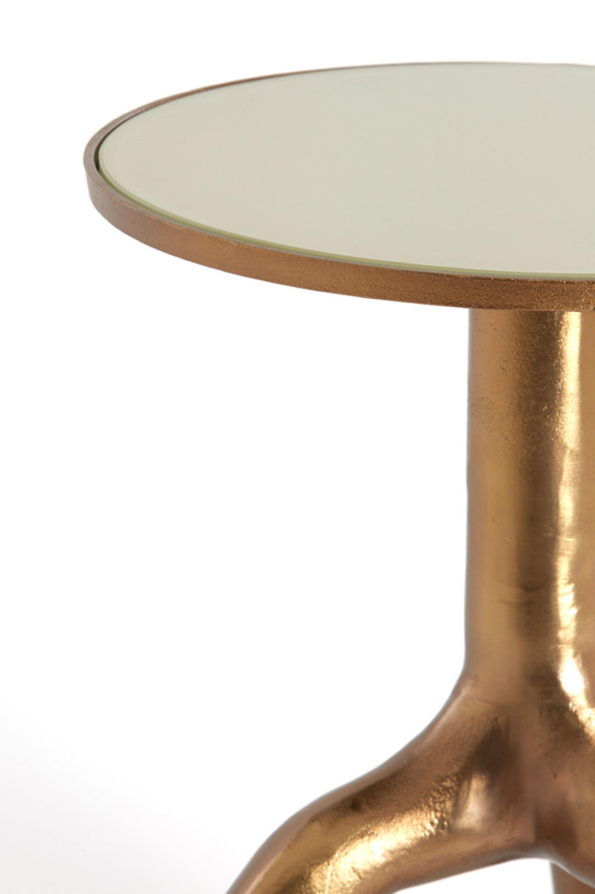BEISTELLTISCH Mello Braun Ø40,5/53 cm - Braun, Metall (40.5/40.5/53cm) - Light & Living