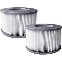 ERSATZFILTER 2-teiliges Set für Whirlpools - Grau, Kunststoff (10.5/10.3/13.9cm)