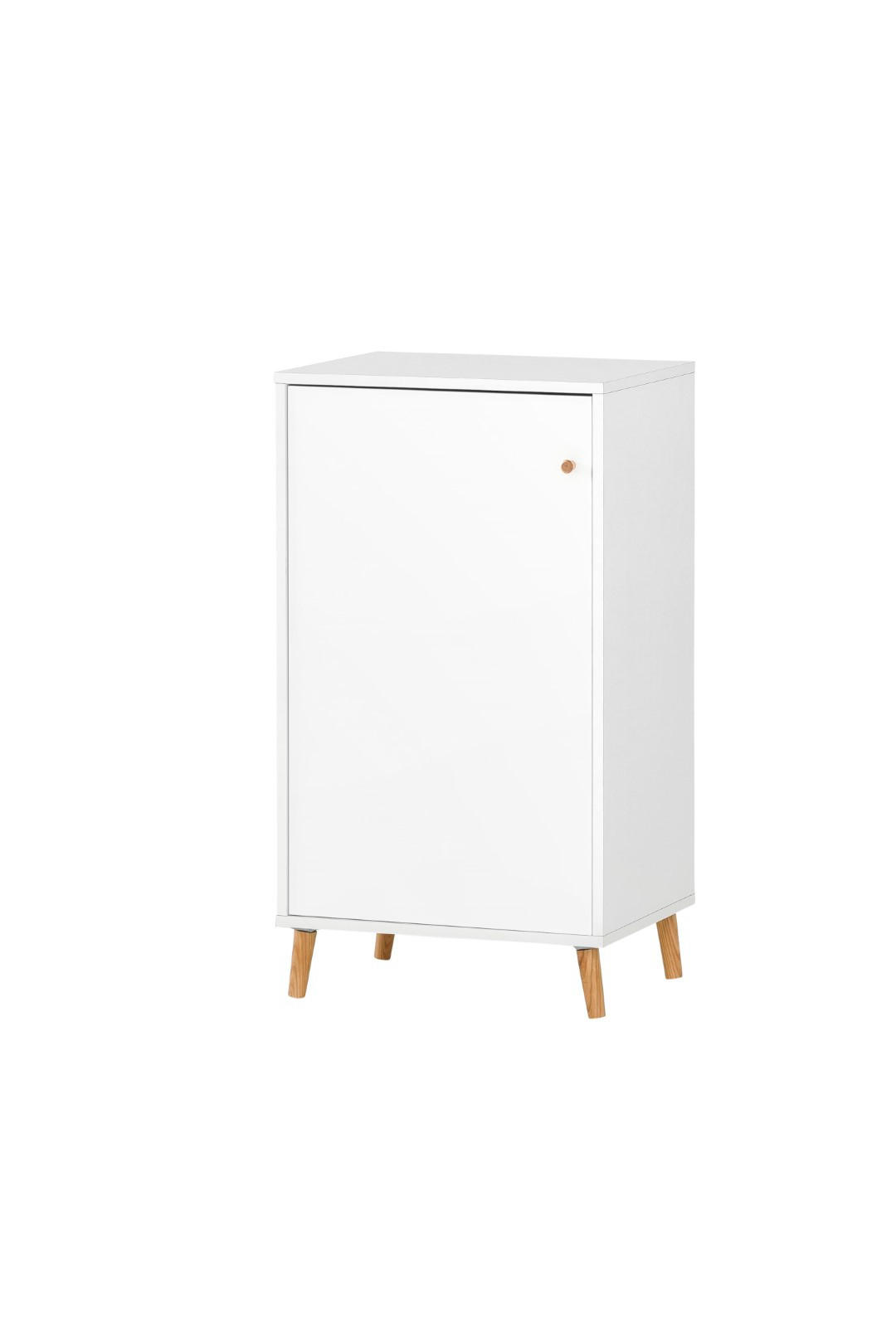 AKTENSCHRANK Jaguar Small 92,6x51x41 cm 2 Fächern & 1 Flügeltür Weiß - Weiß, Holz (51/92.6/41cm) - PROREGAL