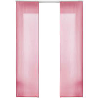 VORHANG 2ER SET HxB 245x60 cm Pink - Pink, Textil (60/245cm) - Gardinenbox