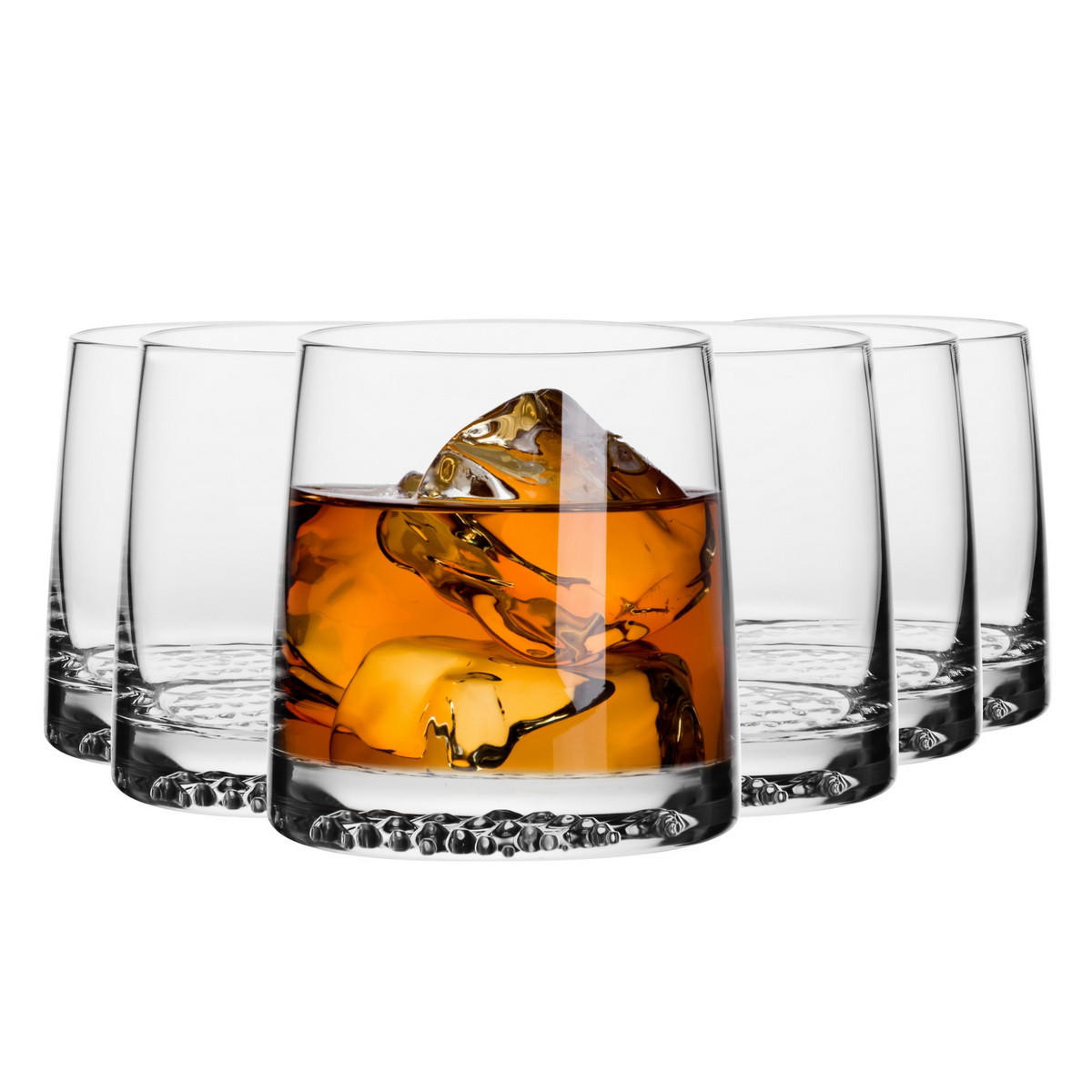 WHISKYGLÄSER Fjord, 6er-Set, 370 ml - Transparent, Glas (0.37L) - Krosno Glass