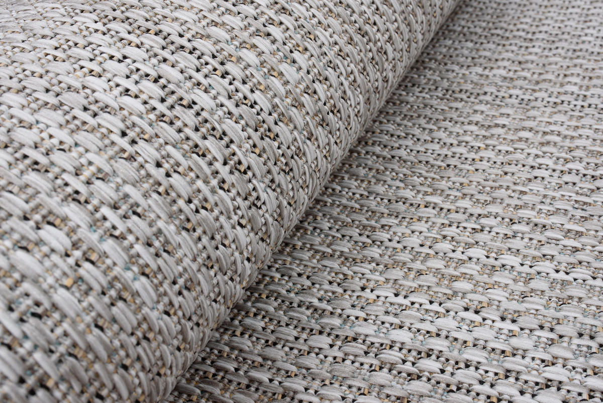 TEPPICH MELISSA Grau 140/200 cm - Grau, Kunststoff (140/200cm) - Tapiso
