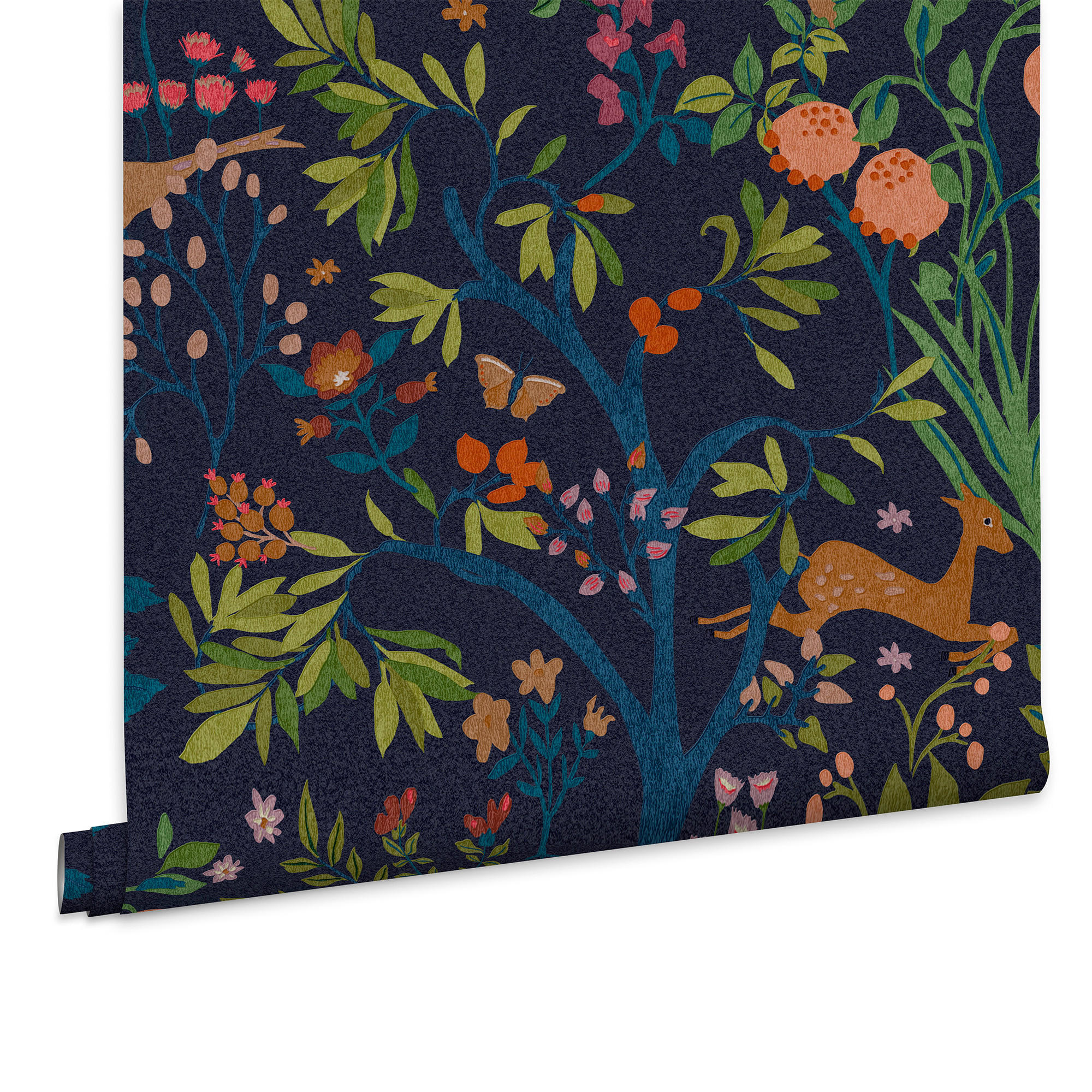 VLIESTAPETE Zauberwald 1005x52cm - Blau, Papier/Kunststoff (52/1cm) - Joules