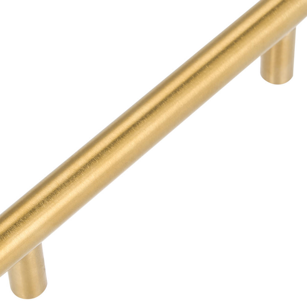 MÖBELGRIFFE 10er-Set aus rostfreiem Edelstahl goldene Vielseitig einsetzbar Einfache Montage Angenehme Haptik Pflegeleicht 200 mm - Goldfarben, Metall (20/1/12.8cm) - Livingandhome