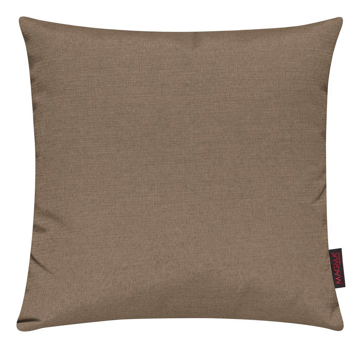 KISSENHÜLLE 2er Set Fino uni 50/50 cm - Hellbraun, Textil (50/50cm) - Magma Heimtexx
