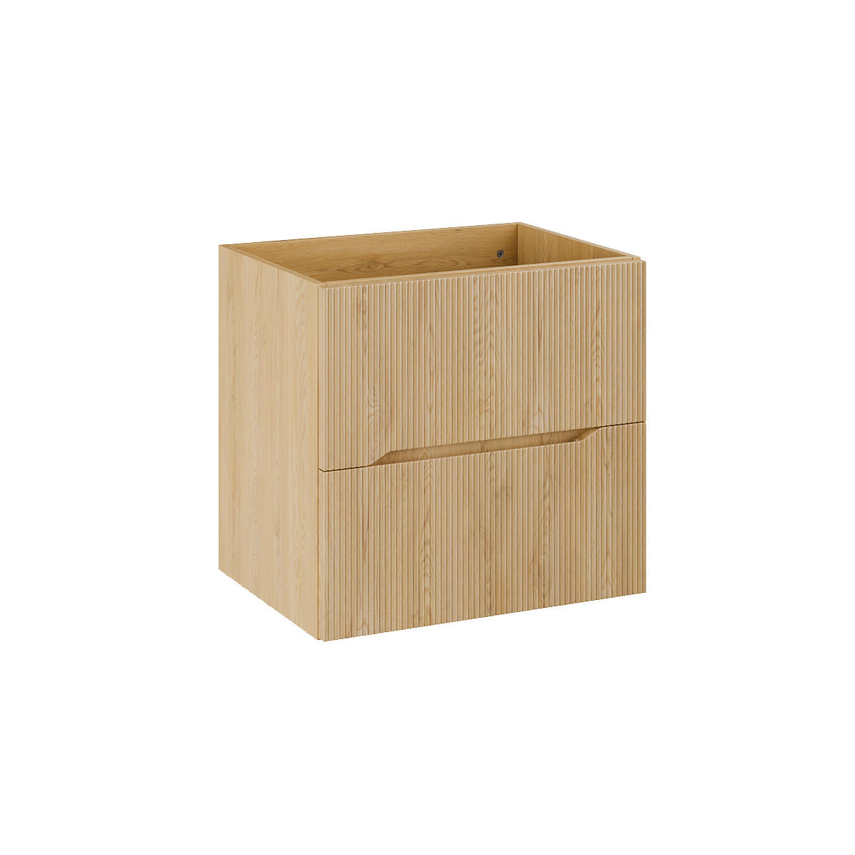 WASCHTISCHUNTERSCHRANK 60.2cm Isaline Helle Eiche - Braun, Holzwerkstoff (60.2/57/46cm) - Petits-meubles