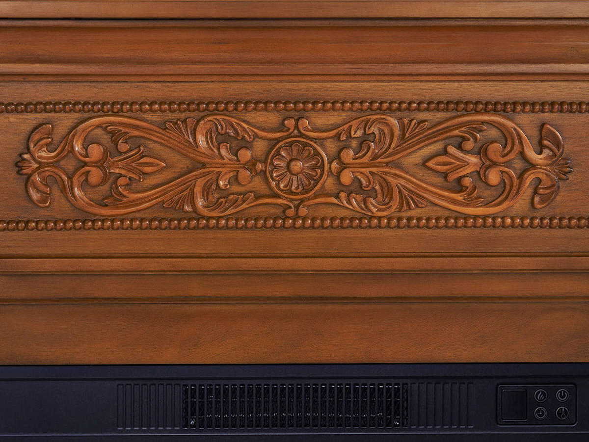 ELEKTROKAMIN Toscana AF23BS Eiche – Breite 96 cm, 3D-Flammeneffekt, LED-Beleuchtung, Heizfunktion - Braun, Glas/Holzwerkstoff (106.6/92.5/37cm) - ArtiFlame
