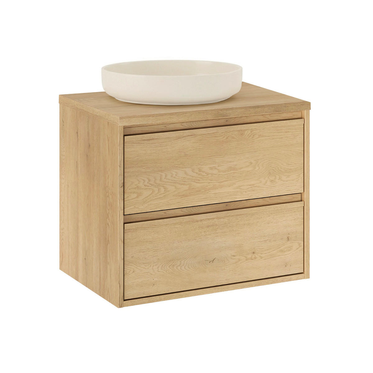 UMIVAONIK 60cm Edmé Drvo - smeđa, drvni materijal (60/52.2/46cm) - Petits-meubles