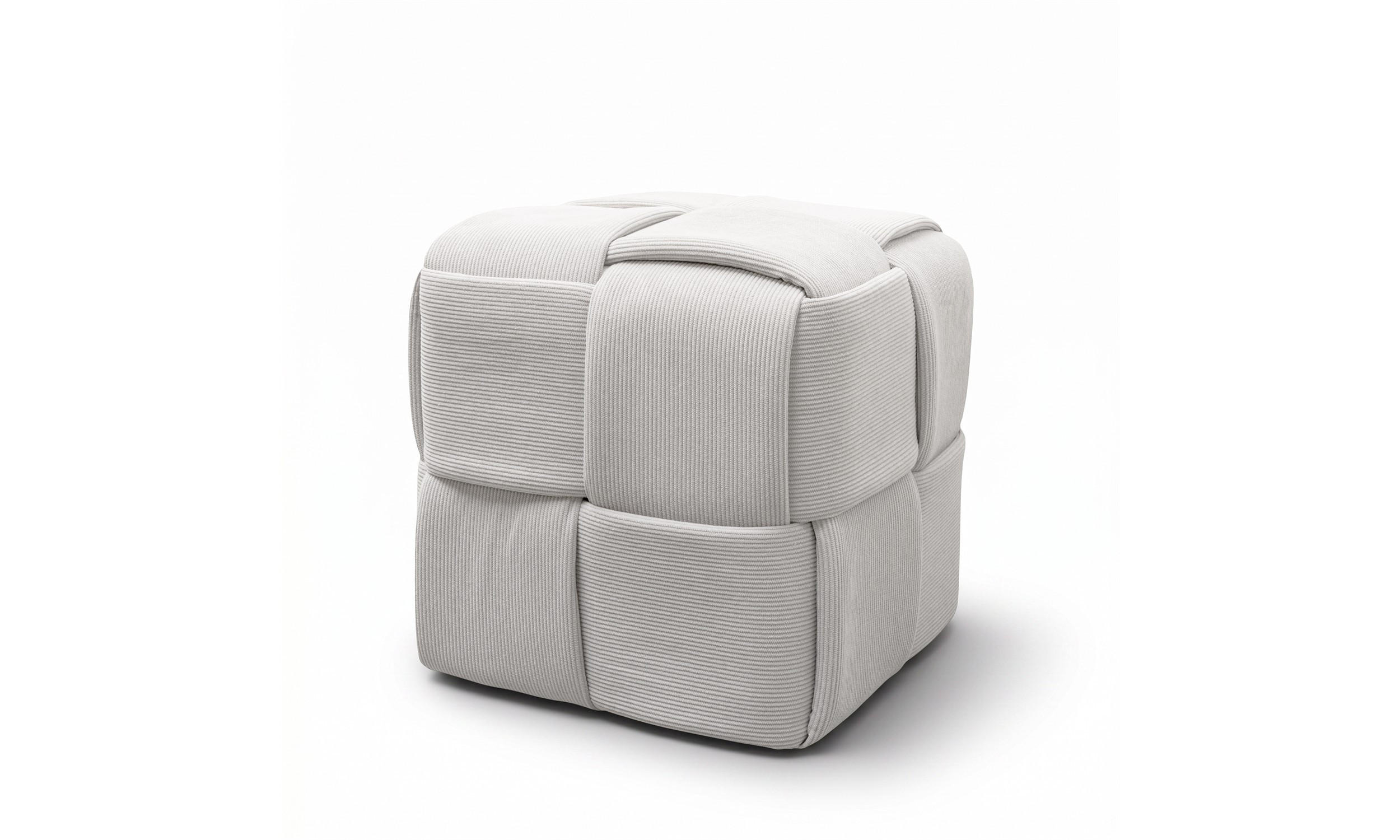 Lookway Hocker Weiß 38x38x38 cm