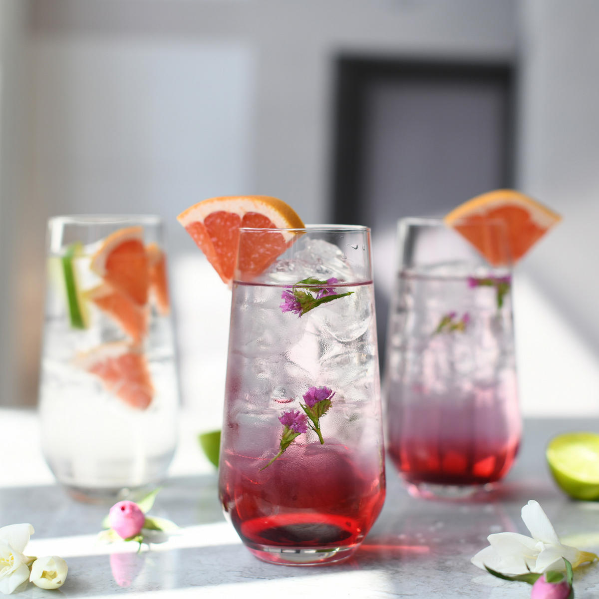 LONGDRINKGLÄSER Splendour, 6er-Set, 490 ml - Transparent, Glas (0.48L) - Krosno Glass