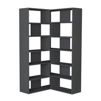 BÜCHERREGAL Molly Nr. 4 Anthrazit 94/30/179 cm - Anthrazit, Holzwerkstoff (93.6/178.6/29.6cm) - Decortie