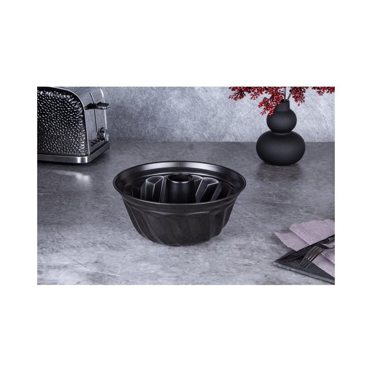 BACKFORM Gold 25/25/10.5 cm BH6810 - Goldfarben, Metall (25/10.5/25cm) - Berlinger Haus