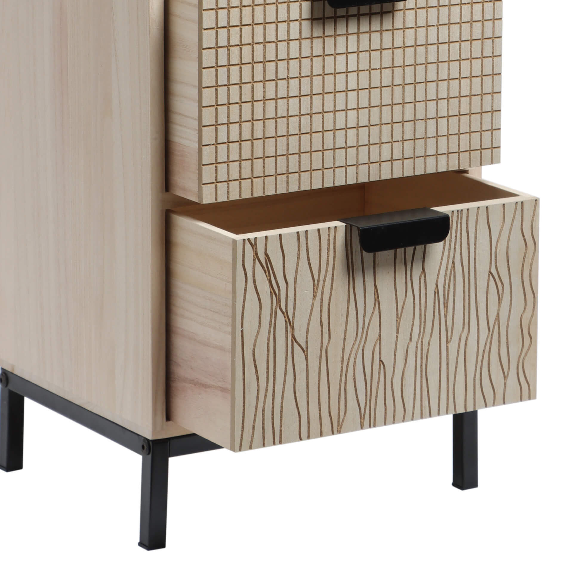 KOMMODE Braun 25/30/76 cm - Braun, Holzwerkstoff (25/76/30cm) - Mobili Rebecca