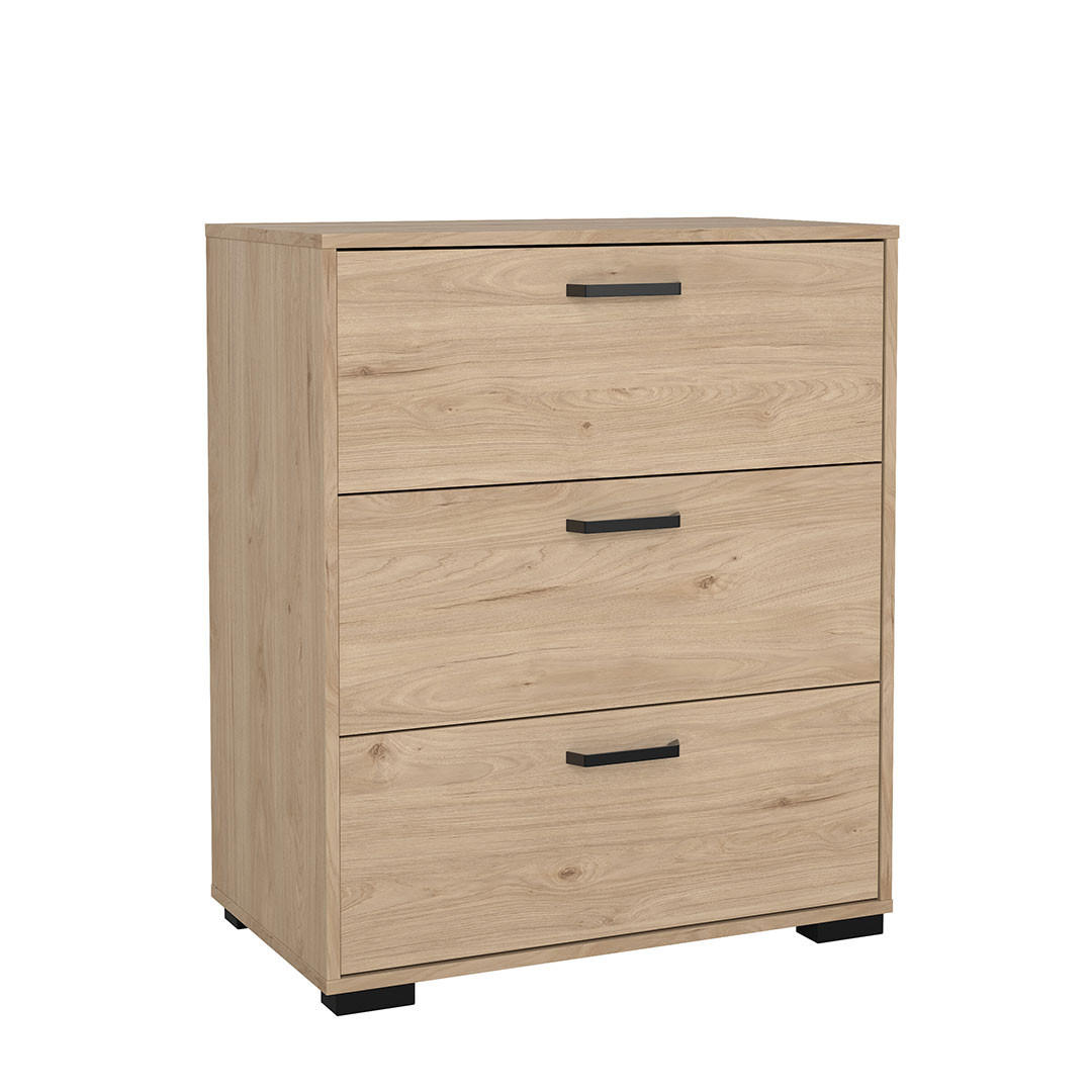 KOMMODE, Sofia, Eiche, Holzwerkstoff, 71 x 40 x 83 cm - Eichefarben, Holzwerkstoff (71/83/40cm) - ebuy24