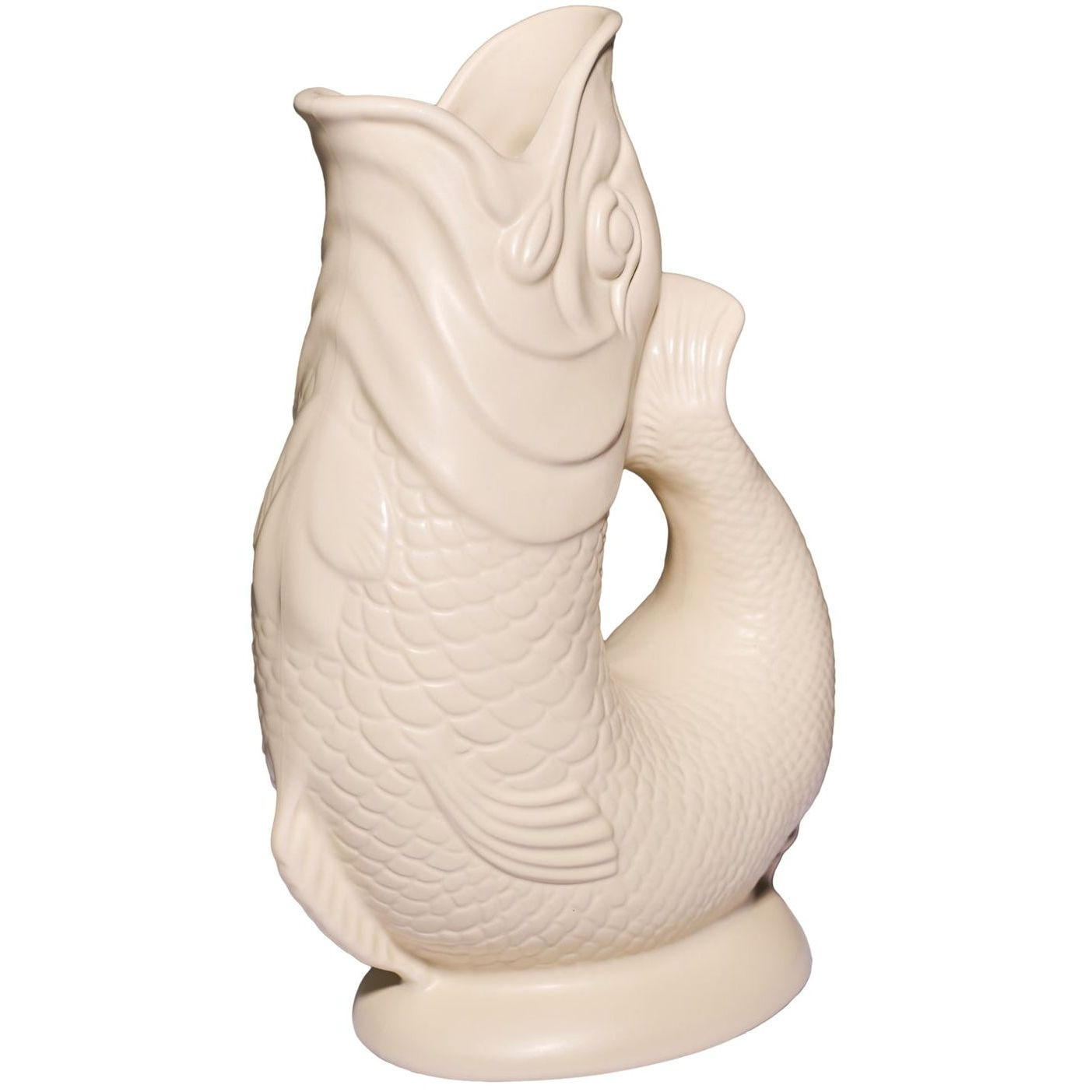 KARAFFE mit „Gluck-Gluck“-Geräusch 27,5/17/9,5 cm - Sandfarben, Keramik (1.2L) - Gluckigluck