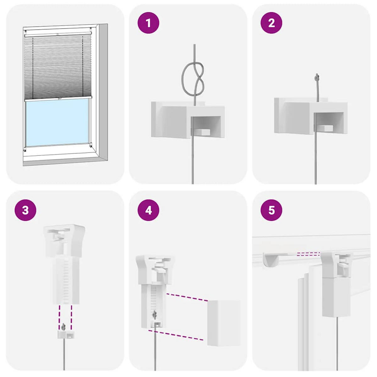 PLISSEE 40/200 cm aus Crepe Stoff Weiß - Weiß, Textil (40/200cm) - vidaXL