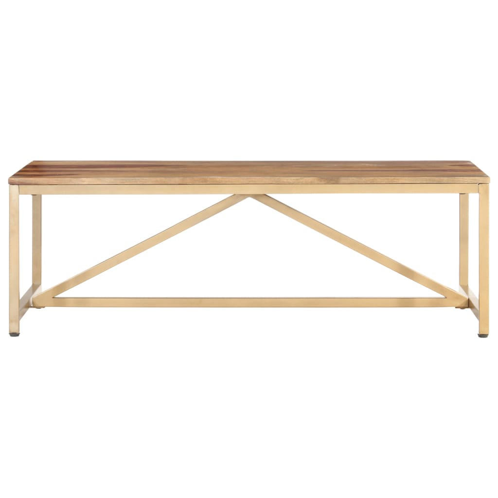COUCHTISCH 120x60x40 cm Massivholz - Braun, Holz (60/120/40cm) - furnicato