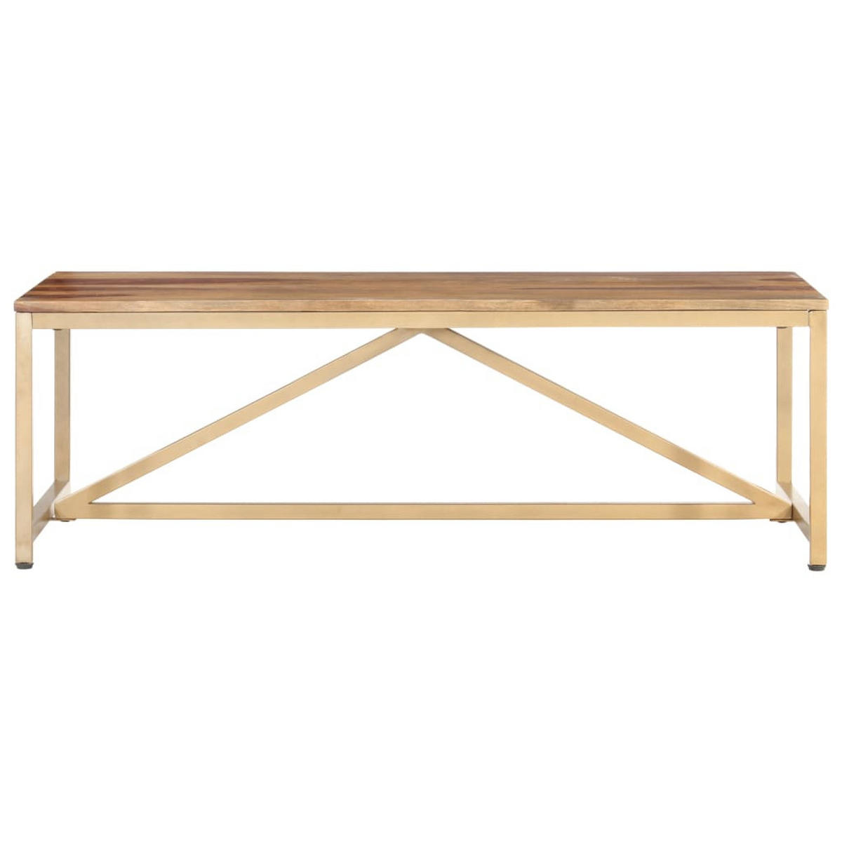 COUCHTISCH 120x60x40 cm Massivholz - Braun, Holz (60/120/40cm) - furnicato