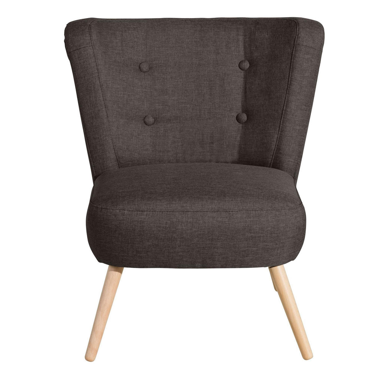 SESSEL Kassi Bezug Flachgewebe Buche natur / braun - Braun, Kunststoff (69/80/68cm) - 58aufmkessel