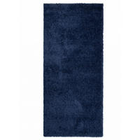 TEPPICHLÄUFER ESSENCE dunkelblau uni 80/300 cm - Dunkelblau, Textil (80/300cm) - Tapiso