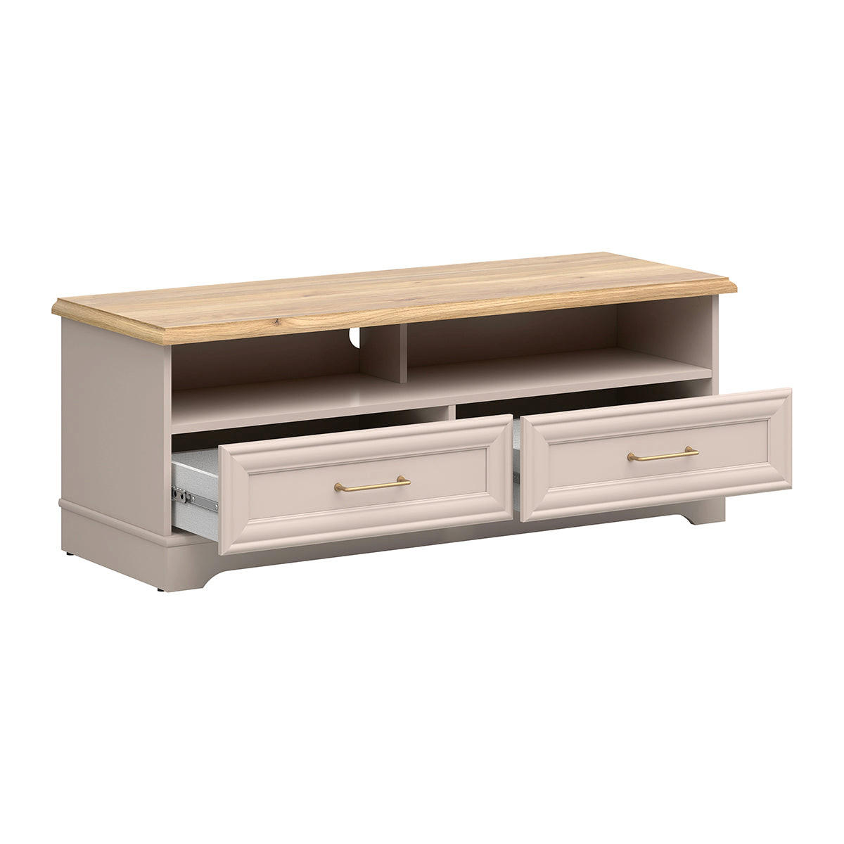 TV STOLÍK Perle Kašmír - béžová, kompozitné drevo (124/47/44cm) - Petits-meubles