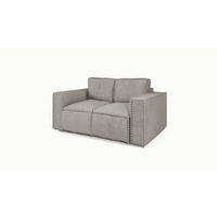 SOFA 2-sitzer Vajana - Hellgrau, Holzwerkstoff/Textil (150/86/102cm) - Fun Möbel