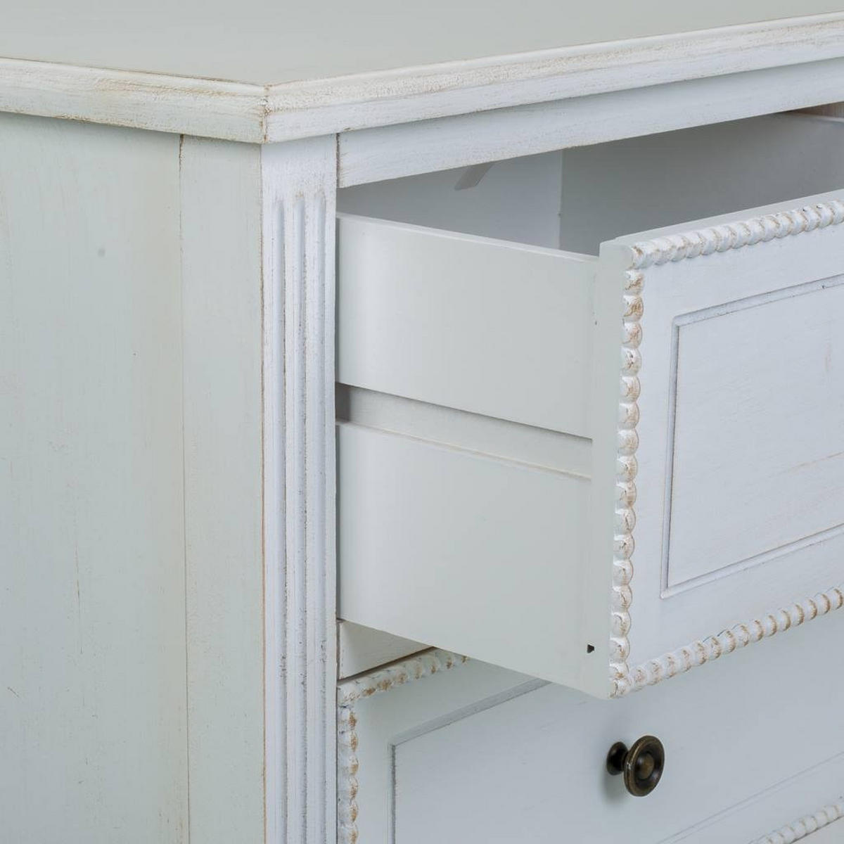 KOMMODE aus Holz, Grau, 85x36x75 - Grau, Holzwerkstoff (85/75/36cm) - Wanderlust