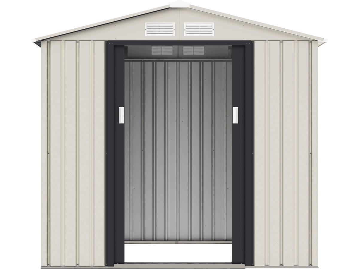 METALL-GARTENHAUS nebraska beige - Beige, Metall (213/195/191cm) - Habitat Garten