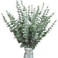 KÜNSTLICHE Eukalyptus Zweige 30 Stück - Grün, Kunststoff (38cm)