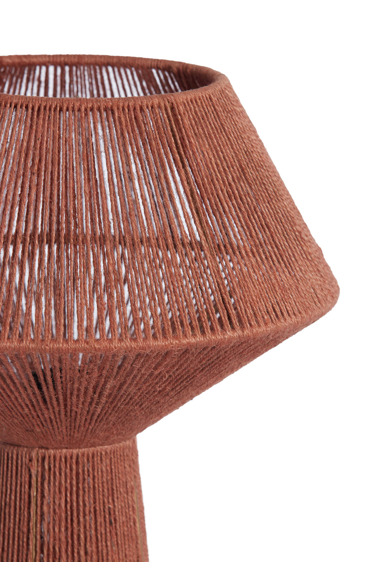 TISCHLAMPE Fugia Rot Ø36/57 cm - Rot, Textil (36/36/57cm) - Light & Living