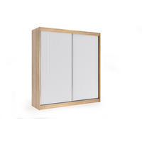 KLEIDERSCHRANK RYFLOX - 200 - Eiche Artisan|Schwarz - Schwarz/Eiche Artisan, Holzwerkstoff (200/215/61cm) - ALTDECOR