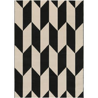 TEPPICH Dessert Schwarz/Weiß 140x200 cm - Schwarz, Textil (140/200cm) - benuta Pop