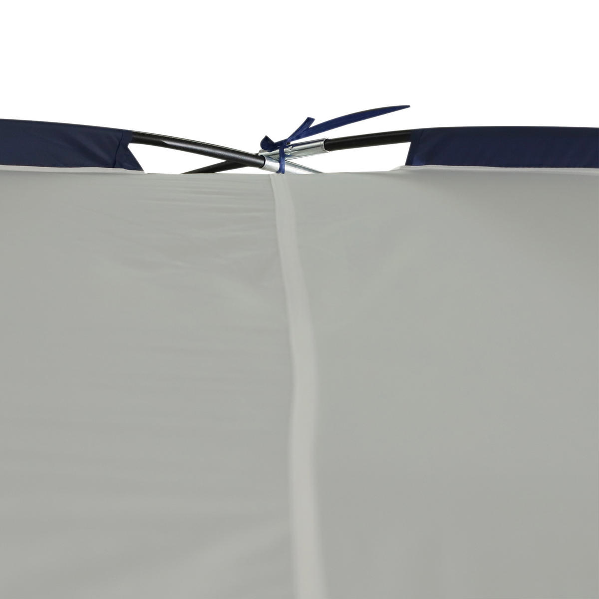 GARTENZELT Cremeweiß, Polyester, Glasfaser - Creme, Kunststoff (350/350cm) - Outsunny
