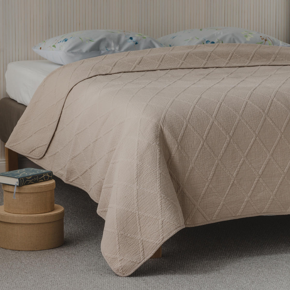 BETTDECKE Salvio - Beige, Textil (200/220cm) - home&you