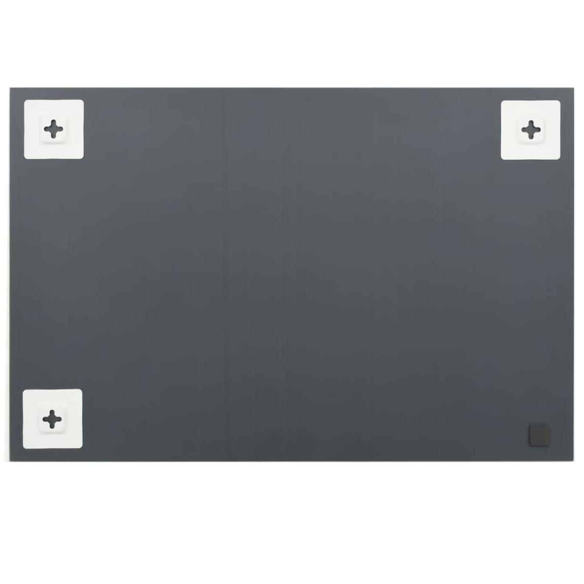 WANDSPIEGEL 2 Stk. 60 x 40 cm Rechteckig - Silberfarben, Glas (40/60/1cm) - furnicato