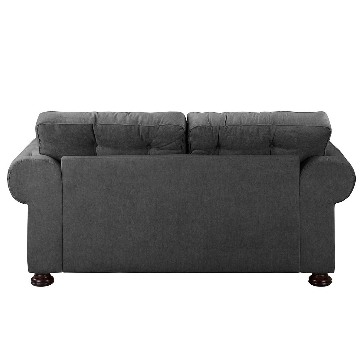 2-SITZER SOFA - Microfaser - Grau, Textil (190/93/100cm) - home24