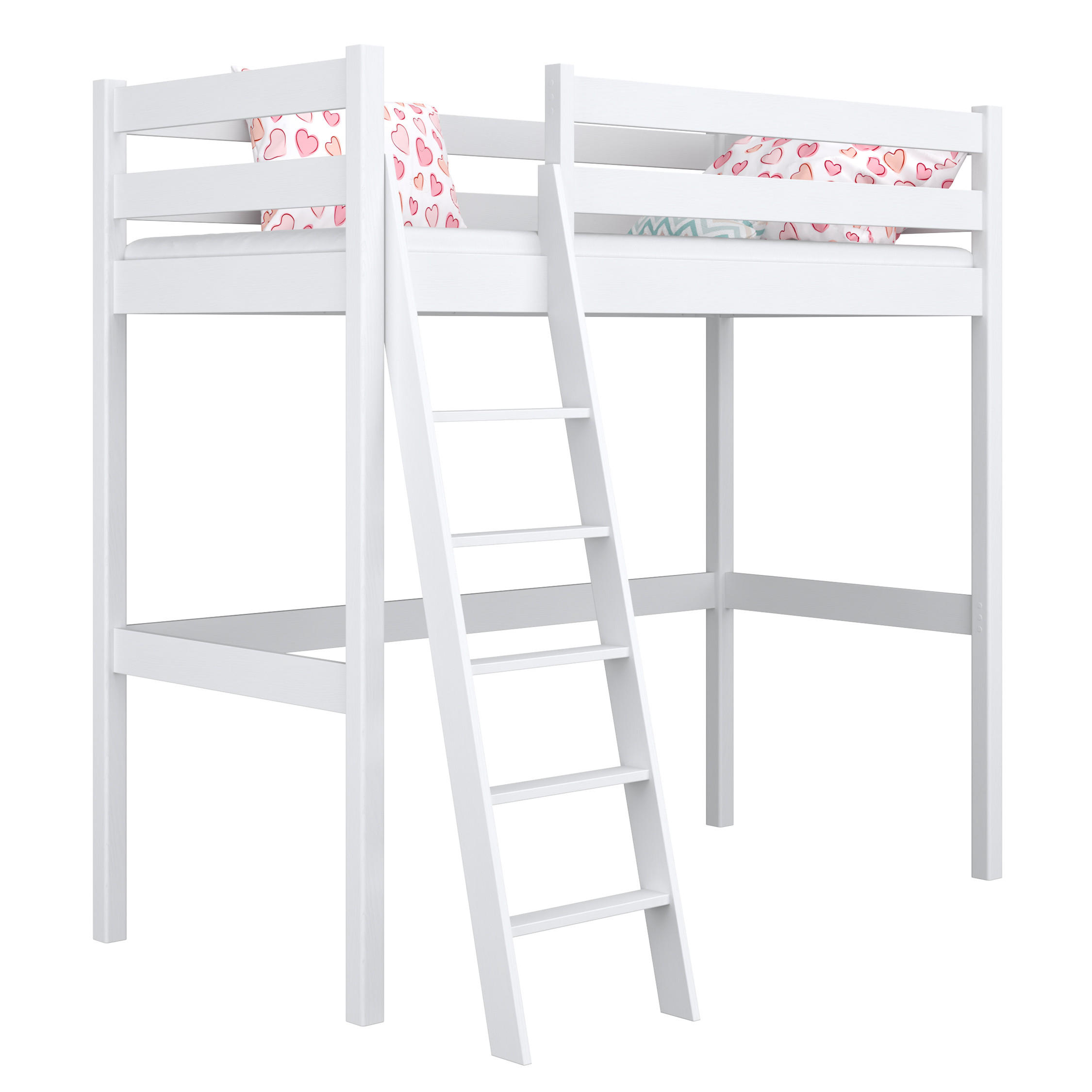 HOCHBETT N03 Weiß 120/190 - Weiß, Naturmaterialien/Holz (120/190cm) - N-Wood