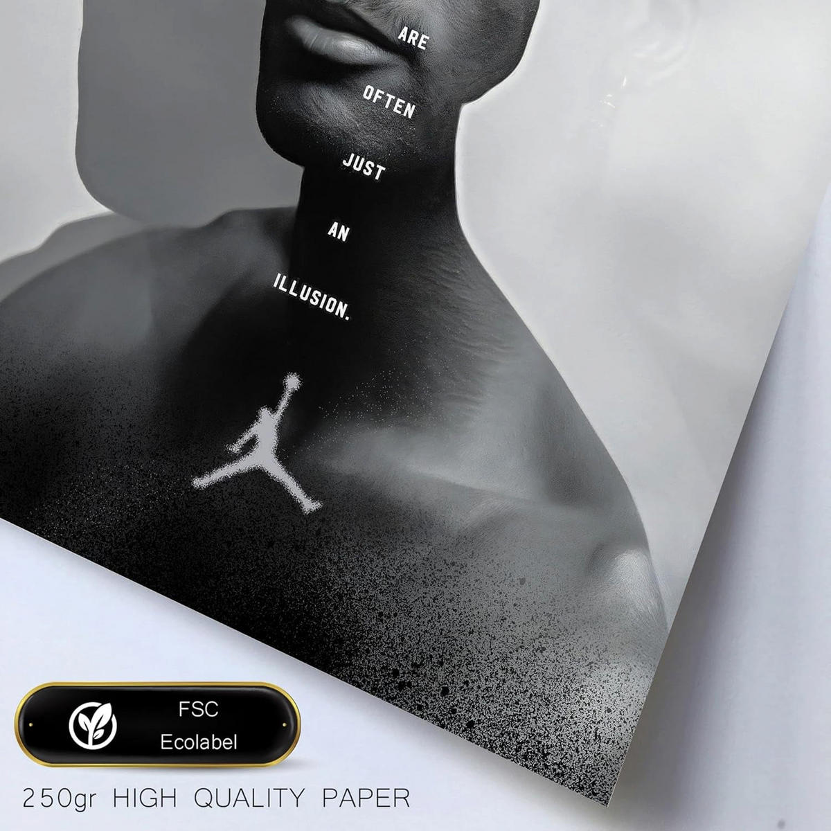 POSTER Set Mit 6 Ikonischer Basketball-König James Jordan Nike Größe A3 und A4 Rahmenlos - Klar, Papier (29.7/1/42cm) - Nacnic