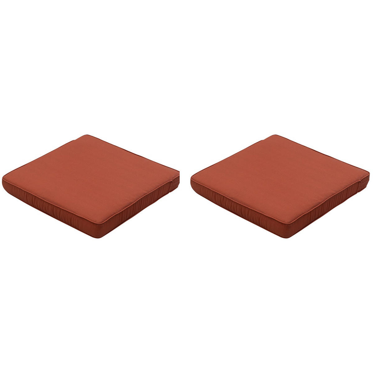 SITZKISSEN Panama 60/60 cm 2er-Set - Rot, Textil (60/8/60cm) - Madison