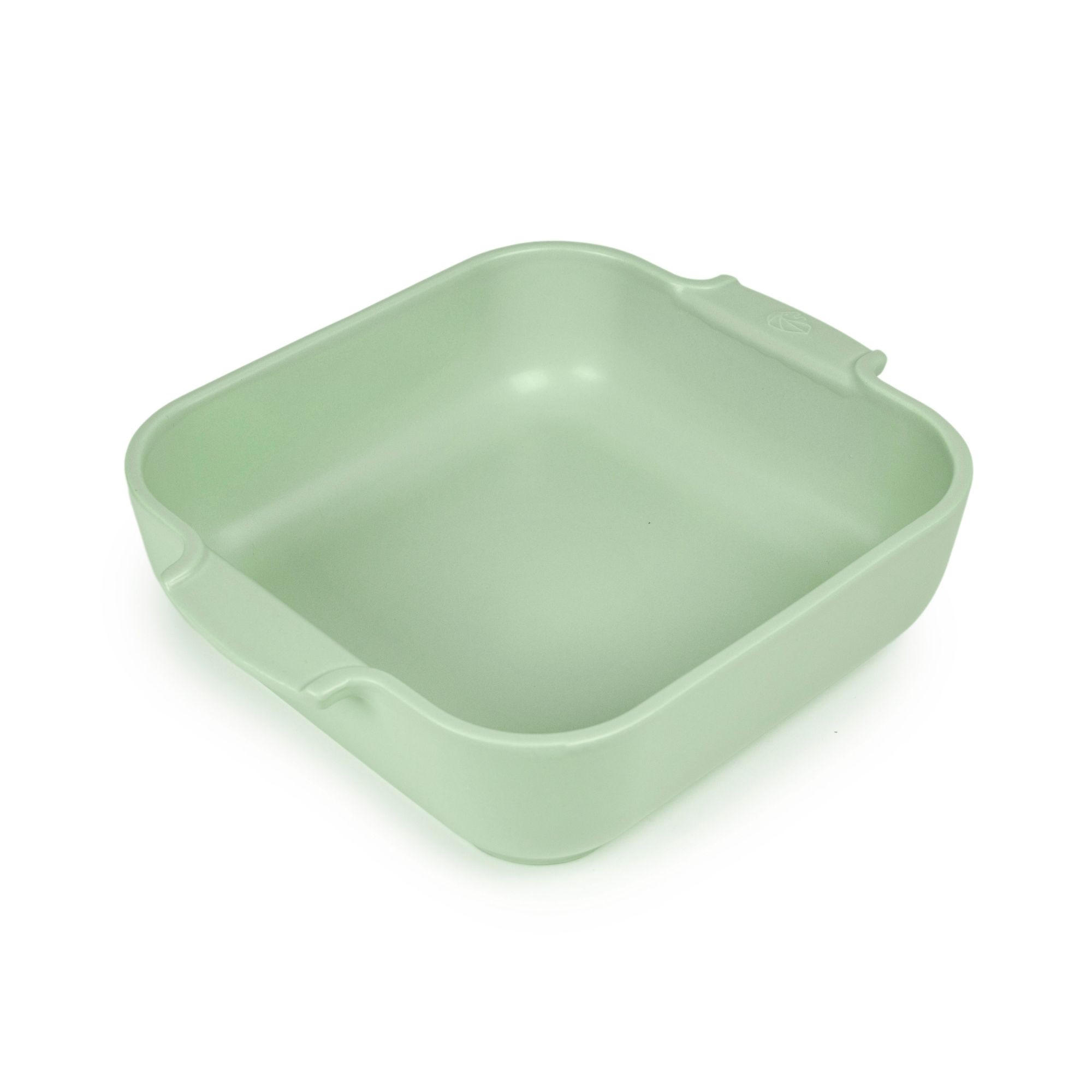 AUFLAUFFORM Keramik Appolia 28cm Quadratisch Salbeigrün Spülmaschinenfest - Grün, Keramik (23.7/28/7.1cm) - PEUGEOT