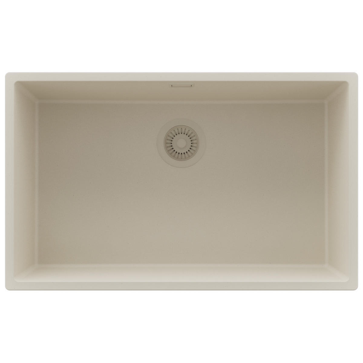 SPÜLBECKEN London Slim, 2-er set Beige 76/47 cm 1 Becken + Ablauf-Set ab 80er Unterschrank - Beige, Kunststoff (76/20/47cm) - Primagran