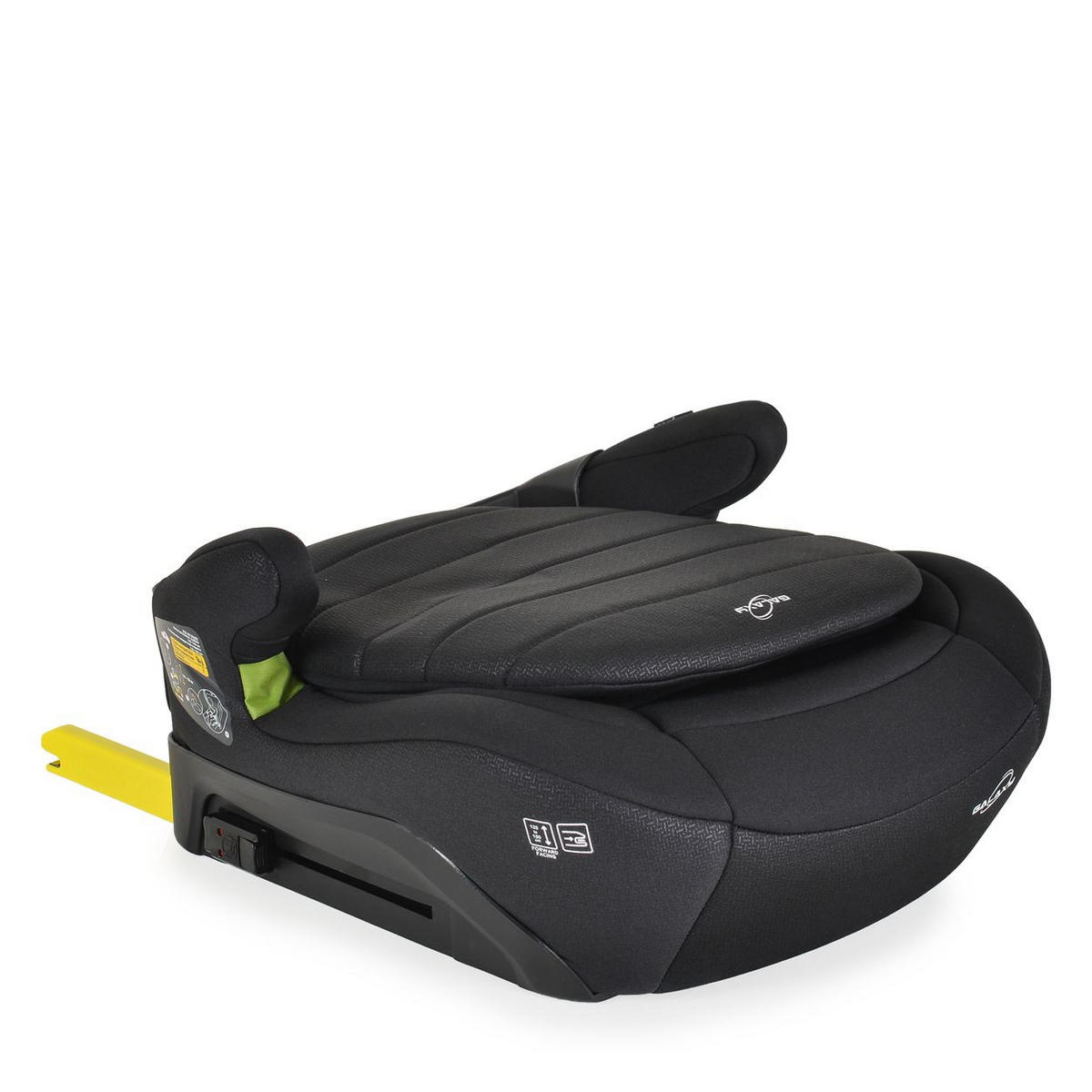 KINDERSITZ Galaxy i-Size schwarz (125-150cm) Gruppe 3, Isofix, Rückenlehne - Schwarz, Textil (43/48/42cm) - Cangaroo
