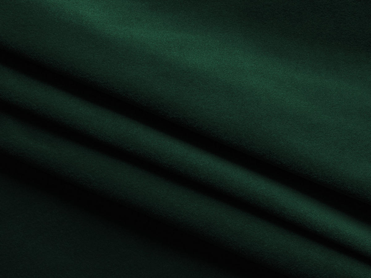 4-SITZER-SOFA Samt Stoff Grün - Dunkelgrün/Schwarz, Kunststoff/Textil (335/70/166cm) - Makamii