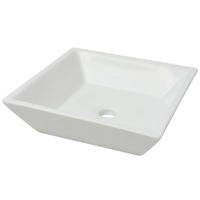 WASCHBECKEN Kutch 41.5/41.5/12 cm - Weiß, Keramik (41.5/12/41.5cm) - Nettlife